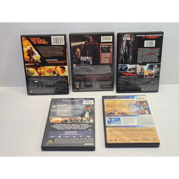 Denzel Washington 5 Movie Drama\Thriller DVD Bundle | 5 DVD Lot - Picture 2 of 3